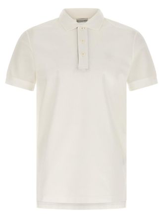 Burberry White Eddie Polo Shirt