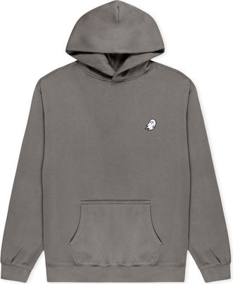 Dalix Ghost Relaxed Midweight Faded Fleece Hoodie in Faded Gray at Nordstrom, Size Xx-Large