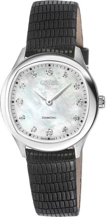 Gevril Group Morcote Diamond Mother of Pearl Dial Ladies Watch 19041