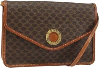 Celine Pre-owned Cross Body Bags, female, Brown, Size: ONE SIZE Pre-owned Plastic celine-bags