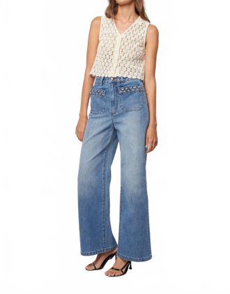 Rolla's Sailor High Rise Jean In Canyon Blue Wash