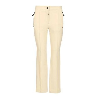 Moncler Slim-fit Trousers - female - Moncler - Slim-fit Trousers - White - XS - Trousers