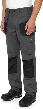 Dickies Multi Pocket Utility Polyester Grijze Werkbroek voor Mannen