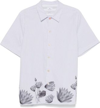 Paul Smith floral-print shirt - men - Organic Cotton - L - White