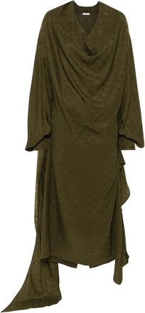 Ferragamo Monogram Silk Dress