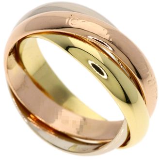 Cartier Yellow Gold (18K) Pink Gold (18K) White Gold (18K) Band Ring (Pre-Owned)