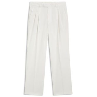 BOSS Relaxed-fit pants in stretch cotton