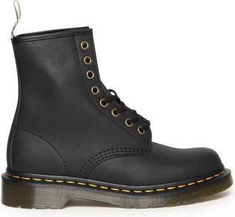 Dr. Martens Vegan 1460 Felix Veterlaarzen - Dames - Veterlaarzen - Zwart - 36 EU - Schoenen