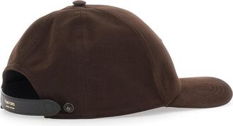 Tom Ford Mens Baseball Cap Brown Cotton Hat