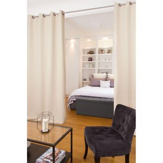 MOONDREAM Cortina de separaci&oacute;n ollaos + bas ourlet beige mc15 135lx250h