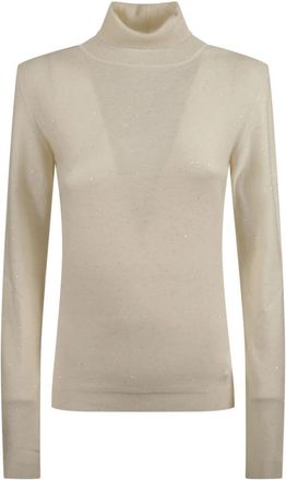 Fabiana Filippi Coltrui Sweater - Dames - Coltruien - Beige - M - Truien & Vesten