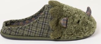 Fat Face FatFace Novelty Dark Green Dinosaur Mule Slipper