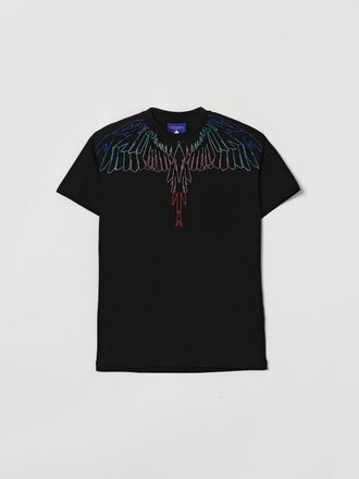Marcelo Burlon T-shirt girocollo County Of Milan in cotone con Icon Wings di strass