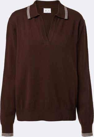 The Upside Coco Luna cashmere-blend polo sweater
