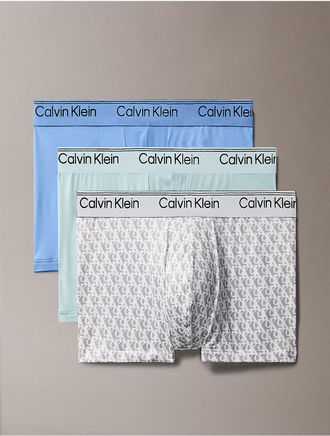 Calvin Klein Mens Micro Stretch 3-Pack Boxer Brief - Multi - XL