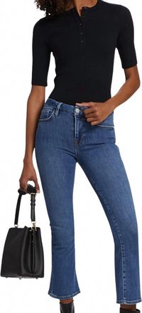 Frame Denim Le Crop Mini Boot Jeans In Samson