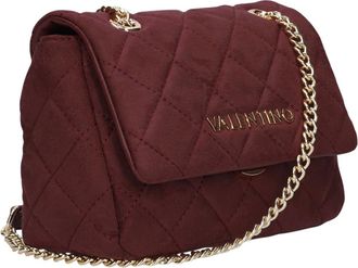Valentino Tassen, Dames, Rood, ONE Size, Su&egrave;de, Ocarina Suede Bag