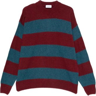 Amish striped sweater - Red