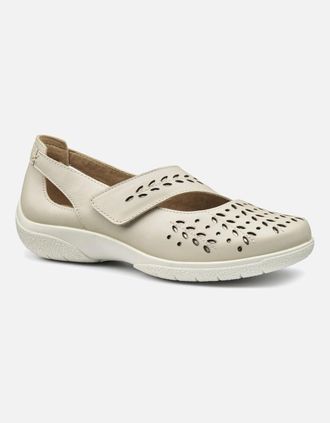 Hotter Womens Daphne Womens Wide Mary Jane Shoes - White - Size: 5.5