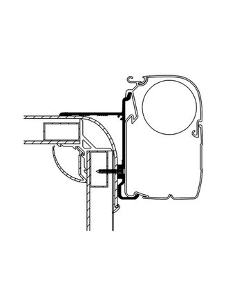 Thule Adaptateur Pilote Explorateur S&eacute;rie 5 - 4,00 M - Thule