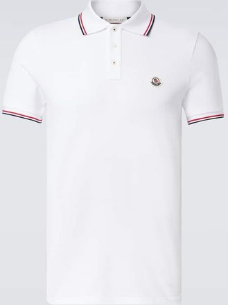 Moncler Permanent cotton jersey polo shirt