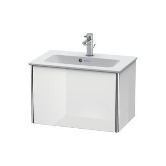 Duravit Duravit Xsquare Mueble De Pared Compacto 61,0x38,8 Cm, 1 Caj&oacute;n, Para Lavabo Me De Starck 234263, Color (frente/cuerpo): Perla De Albaricoque Laca De A