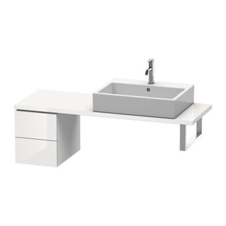 Duravit Consola Baja L-cube 320x477x400mm Blanco Brillo Falta