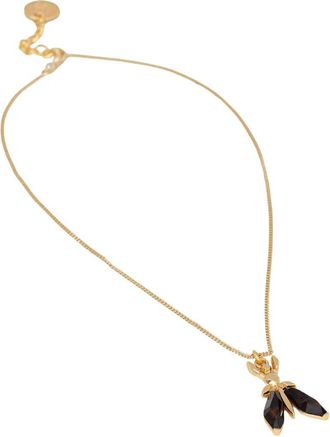 Patrizia Pepe Precious Fly Mini Ketting - Dames - Kettingen - Geel - ONE Size - Accessoires