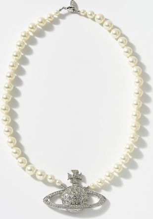 Vivienne Westwood Mens Oversized bas-relief pearly collar