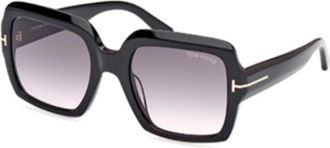 Tom Ford Kaya XXL Zonnebril - Dames - Zonnebrillen - Zwart - 54 MM - Accessoires