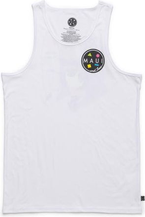 Maui and Sons Arnold Sharkley Graphic Tank in White at Nordstrom, Size Xx-Large