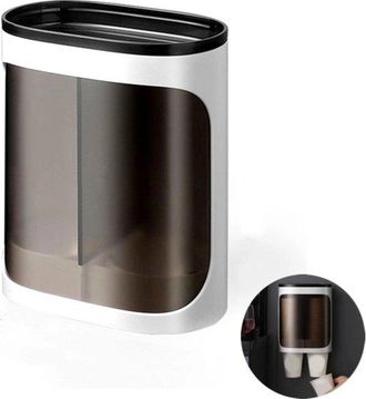 OEM Dispensador De Vasos, Alta Calidad, Pl&aacute;stico, 111824 Cm, Blanco, Organizador De Vasos De Papel O Pl&aacute;stico, Capacidad Para 80 Vasos De Cart&oacute;n