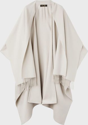 Loro Piana Daisy Fringed Cashmere Cape