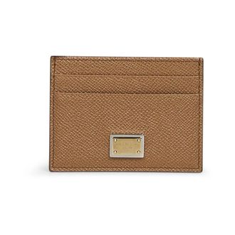 Dolce & Gabbana Dauphine Card Holder - female - Dolce & Gabbana - Wallets & Cardholders - Beige - ONE SIZE - Accessories