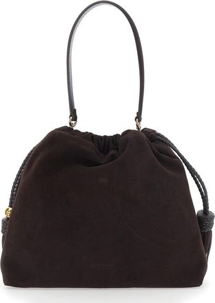 Etro Womens Shoulder Bag Kalispera Brown Goat Leather