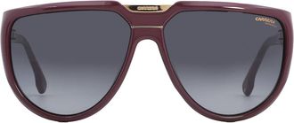 Carrera Grey Shaded Browline Unisex Sunglasses FLAGLAB 13 0B3V/9O 62