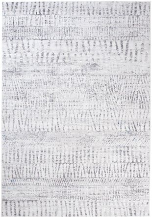Tapiso Alfombra de sal&oacute;n gris crema l&iacute;neas vintage 160 x 220 cm