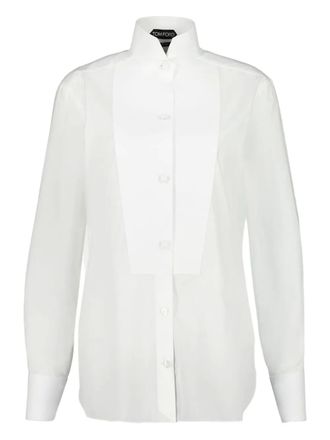 Tom Ford cotton shirt - women - Cotton - 44 - White