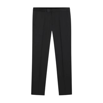 HUGO BOSS Hugo, Suit Trousers, male, Black, Size: 2XL Slim Fit Tuxedo Trousers