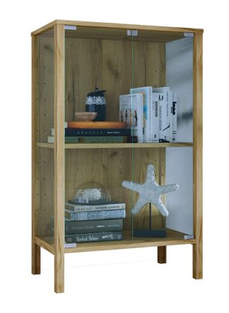 VCM Expositor De Cristal Jensol Con Vidrio Esg De Pie 80x60x35 - Vcm
