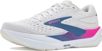 Brooks Ghost Max 3 Womens Running Shoes White/Moonlight/Pink : 11.5 B - Medium, Textile