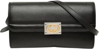 Gucci Pre-owned Cuoio borse-gucci - - Pre-owned - Donna - Nero - ONE SIZE