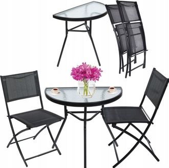 OEM Mobiliario Para El Balc&oacute;n Jard&iacute;n Terraza Conjunto Mesa 2 Sillas