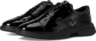 Cole Haan Originalgrand Cityspectre Captoe Oxfords Mens Slip on Shoes Black Patent : 11.5 D - Medium, Leather