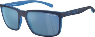Arnette Stripe - Heren - Zonnebrillen - Blauw - 58 MM - Nylon - Accessoires