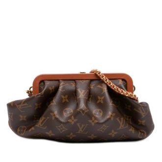 Louis Vuitton Pre-owned Boursicot Clutch - Dames - Pre-owned - Bruin - Maat: ONE Size Leer