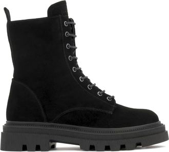 Kazar Schoenen, Dames, Zwart, 36 EU, Leer, Suede klassieke laarzen