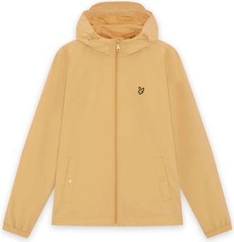 Lyle & Scott Zip Through Hooded Jacket - Heren - Zomerjassen - Geel - 2XL - Jassen