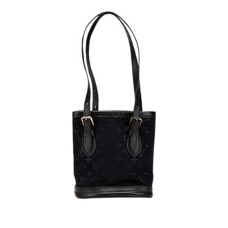 Louis Vuitton Pre-owned Bucket Bags, female, Black, Size: ONE SIZE Pre-owned Satin Bucket Bag