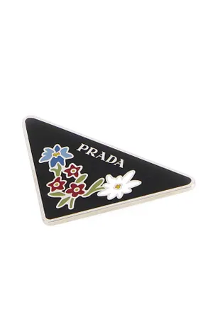 Prada Jewelry Lapel Pin - Black